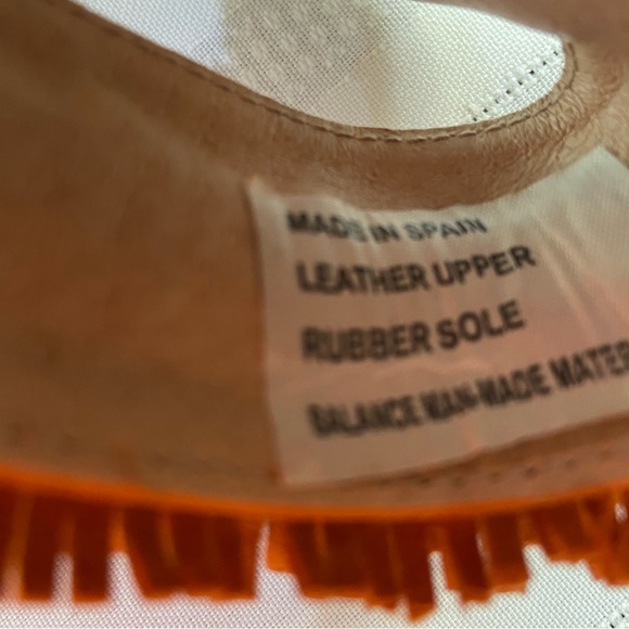 Sesto Meucci 8476 Womens Espadrille Wedge Sandals & Leather Fringe size 9.5 - Picture 10 of 11